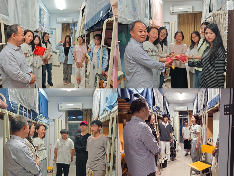 数学与信息科学学院开展中秋新生宿舍走访慰问